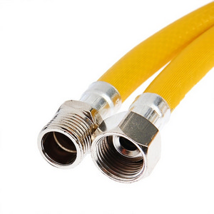 Подводка газ ПВХ  1/2"  30 г/ш (желтая)