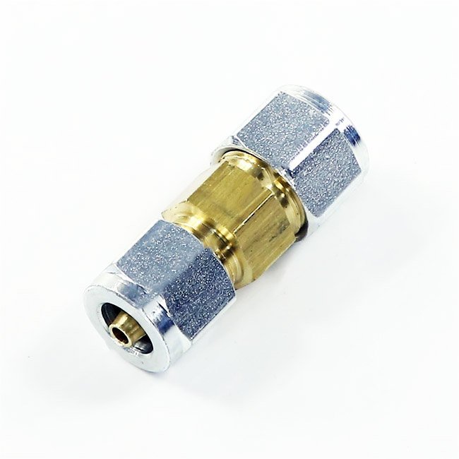 Фитинг для термопластиковой трубки 8*8 (соединительный) 