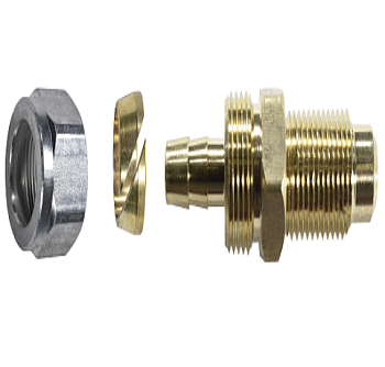 Фитинг в сборе прямой переходник ТПТ 8мм/М12