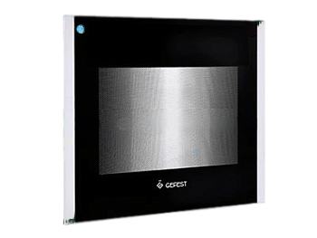 Стекло наружное "GEFEST" мод. 6300, 6500, черное, 598*450мм (6500.19.1.000-03)