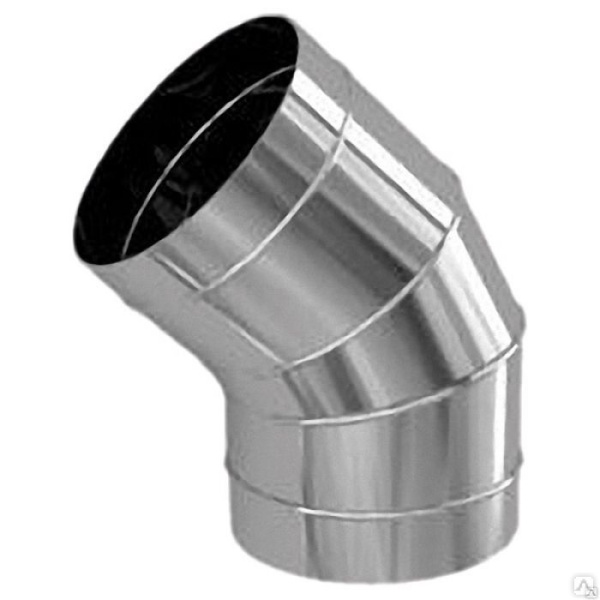 Отвод оц.д 135гр. 130 нержавейка УГМК