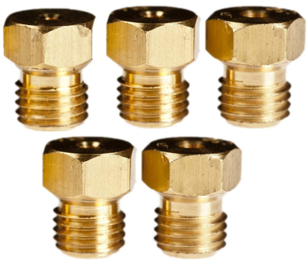 Набор сопел М6х1мм до 2009г GEFEST (природный газ, без гриля)