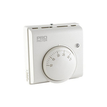 Термостат системы отопления "Profactor" 6А-230V tper +10 С +30 С (PF TR 643) комнатный, биметалл