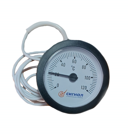 Термометр капилярный ф 52мм (31150106) черный