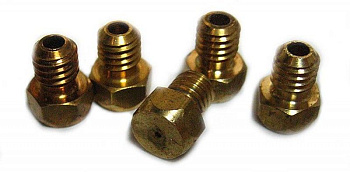 Набор сопел М6х1мм до 2009г. GEFEST (сжиженный газ, без гриля)