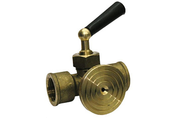 Кран 3х ходовой G 1/2 * М20*1,5 г/г Кран 3х ходовой G 1/2 * М20*1,5 г/г