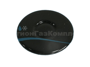 Крышка горелки "Ariston", "Indesit", "Hotpoint-Ariston"(Sabaf)(эмаль) глянцевая фигурная, d-53мм,ММ