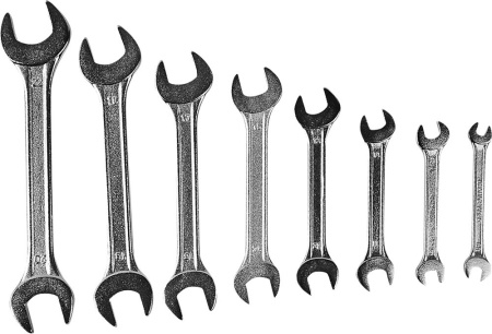 Набор рожковых ключей 8шт