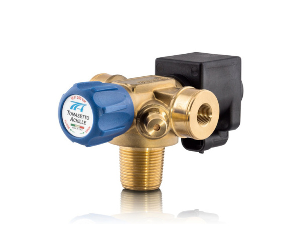 Вентиль метан (под вентиляцию с электро клапаном) Tomasetto (оригинал)