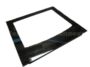 Стекло наружное "DARINA" мод. GM341,441,442,КM341,441,ЕМ331,341,ЕС341, 407*470мм, с траверсами