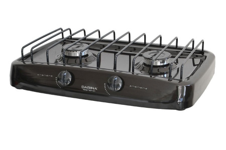 Плитка Дарина 2 комфорки (настольная) черная