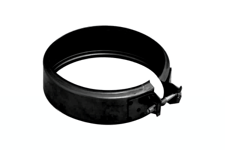 Хомут трубный ХТ-Р на болте D 100 - ФР (М) (MC Black (T<200C*))  (пр-ль ООО