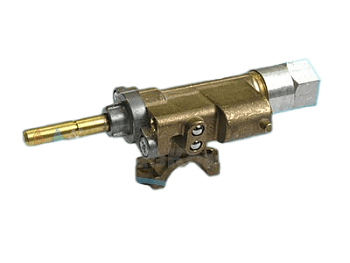 Кран горелки стола "GEFEST" мод. 5100, 5300, 6100, 6300, 6500 (170˚), с ВМП-40, с устр. безопасности