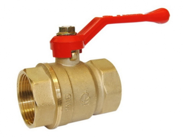 Кран ДУ 40 (вода) шар. г/г рычаг ОПТИМА