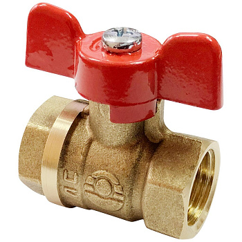 Кран ДУ 15 (вода) шар. бабочка г/г VALFEX Кран ДУ 15 (вода) шар. бабочка г/г VALFEX