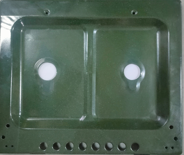 Крышка стола к плите 2-х комф.