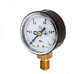 Манометр 1,0 МПа, углекислотный, черный корпус Манометр 1,0 МПа, углекислотный, черный корпус