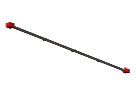 Однотрубный инфракрасный излучатель с газовой горелкой FRLB4.1