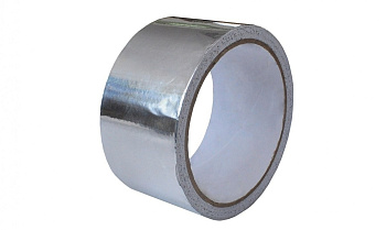 Скотч алюминевый 48мм*40м Дока