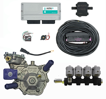 К-т Alpha D4  (подкапотная часть) 4 цил. (Alpha D4/ Nordic / Alpha 30 2 Ом) (оригинал)