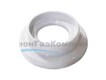 Воротник "DARINA", белый, для варочных панелей (для ручки газ. крана) (MKR-0010W)