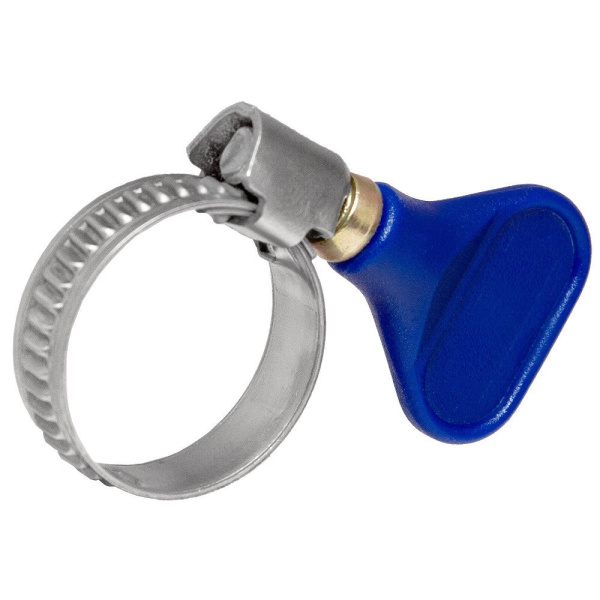 Хомут червячный с барашком 10*19