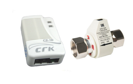 САКЗ Бытовая СГК-1-Б-СН4 DN 25 НД (CH4) (Система Автономного Контроля загазованности)