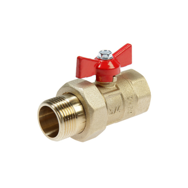 Кран ДУ 20 (вода) шар. амер. бабочка г/ш ОПТИМА