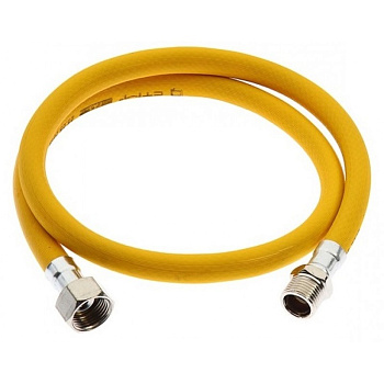 Подводка газ ПВХ  1/2"  60 г/ш  (желтая)