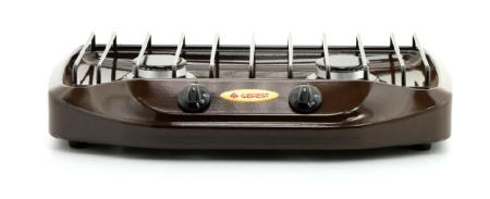 Плитка Гефест 2 комфорки (настольная) коричневая