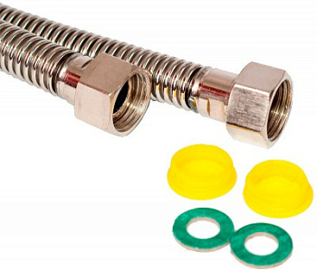 Сильфонная подводка 1" г/г 120 см