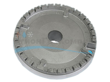 Рассекатель горелки "Ariston", "Indesit", "Hotpoint-Ariston", "Whirlpool" (Sabaf), d-90мм, БМ