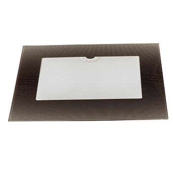 Стекло наружное "GEFEST" мод. 3100, 3200, коричневое, с термоуказателем, 497*408мм (3200.15.3.000-01