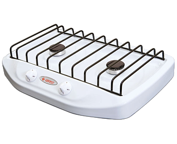 Плитка Гефест 2 комфорки (настольная) белая