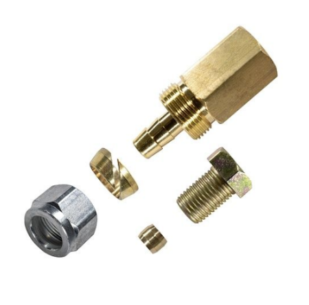 Фитинг в сборе переходник ТПТ 8мм/медь 6мм