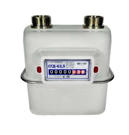 Счетчик газа СГД G 2,5 правый  (1 1/4) (2023 год)