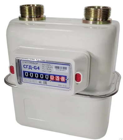 Счетчик газа СГД G4 правый (1 1/4)