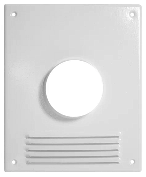 Площадка торцевая  метал. фланец прямоуг. 110ПТМ (d=110) с реш.(ЭРА)