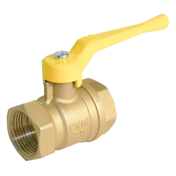 Кран ДУ 25 (газ) шар. рычаг г/г ОПТИМА