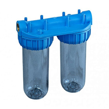 Колба Kristall Slim Т1/2 двойная(без катриджа,прозрачная)