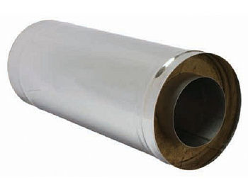 Сэндвич-труба 0,5 м 130*200 0,5/0,5 мм. н-оц. УГМК