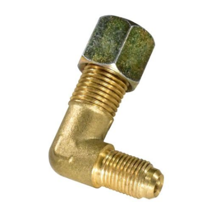 Переходник трубки 90 гр, М10х1/8мм,1 гайка Atiker (ST.051)