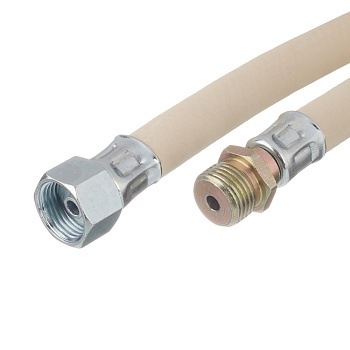 Подводка газ ПВХ  1/2"  500 г/ш  (белая)