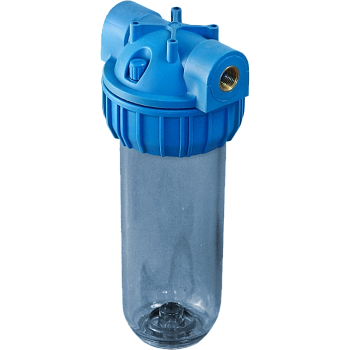 Колба Kristal Slim 10" T 1/2(без катриджа,прозрачная)