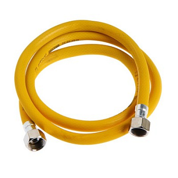 Подводка газ ПВХ  1/2"  40 г/г  (желтая)