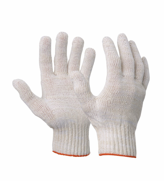 Перчатки белые 5 нити