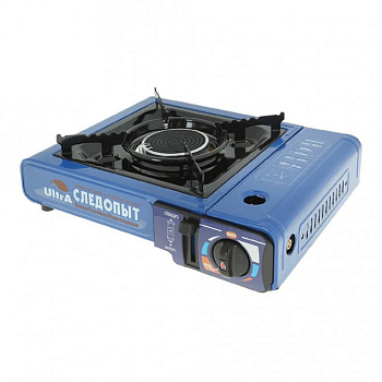 Плита наст. газовая "СЛЕДОПЫТ - UltrA", керам. (с переходником)/6/	