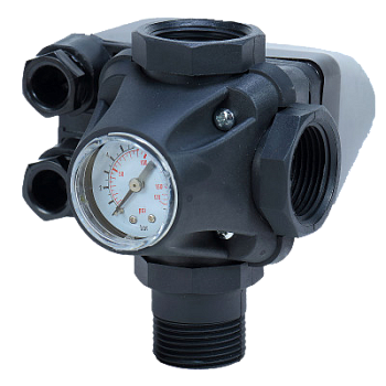 Реле давление с манометром