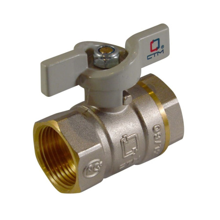 Кран ДУ 25 (вода) шар. бабочка г/г СТМ СТАНДАРТ