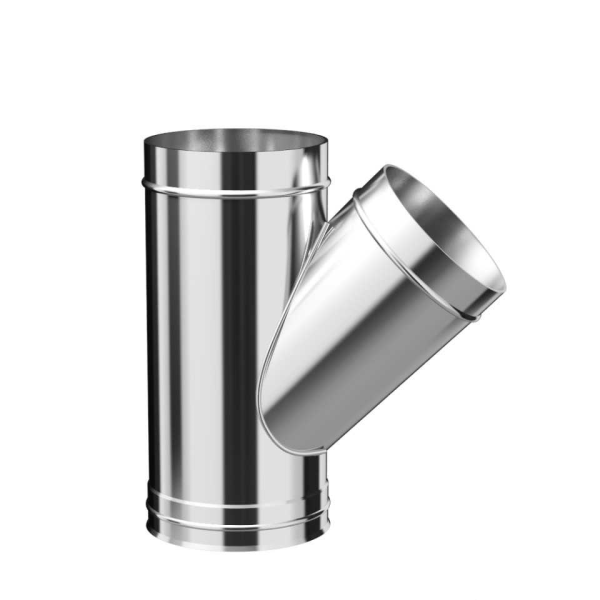 Тройник 135 гр 130 нерж УГМК